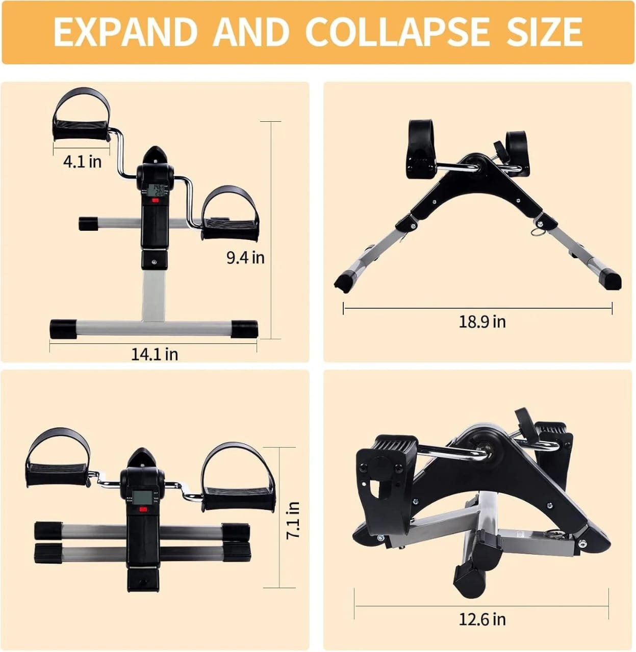 Mini Pedal Exercise Bike – Home Fitness for Arms & Legs