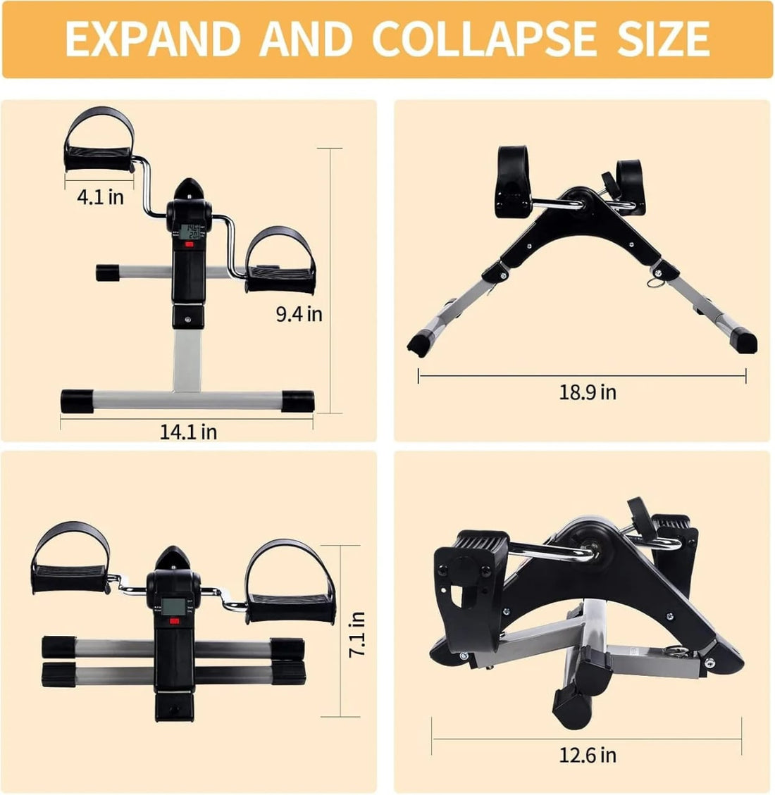 Mini Pedal Exercise Bike – Home Fitness for Arms & Legs