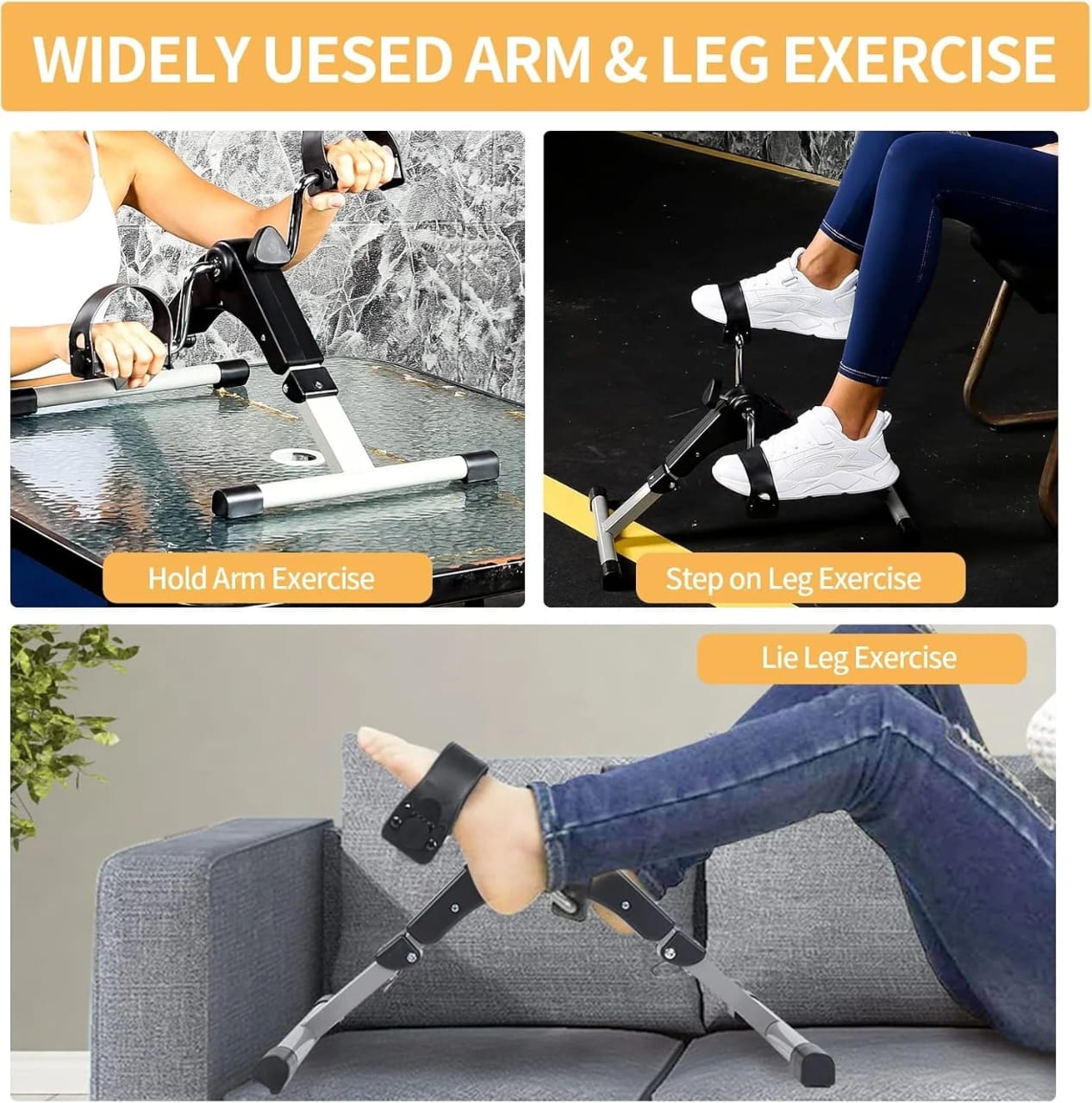 Mini Pedal Exercise Bike – Home Fitness for Arms & Legs