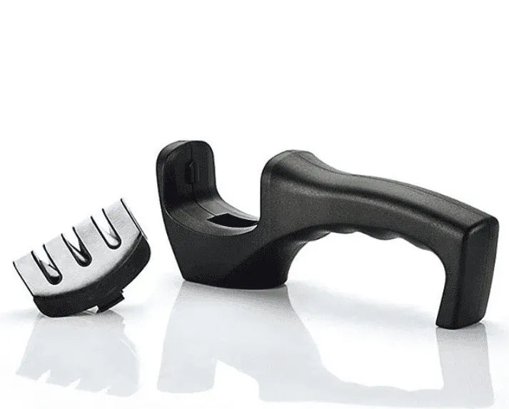 3-Stage Manual Knife Sharpener | Steel Kitchen Knife Sharpening Kit | Quick & Easy